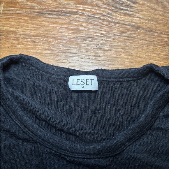 LESET Classic Black 3 pc loungewear set - Picture 6 of 7